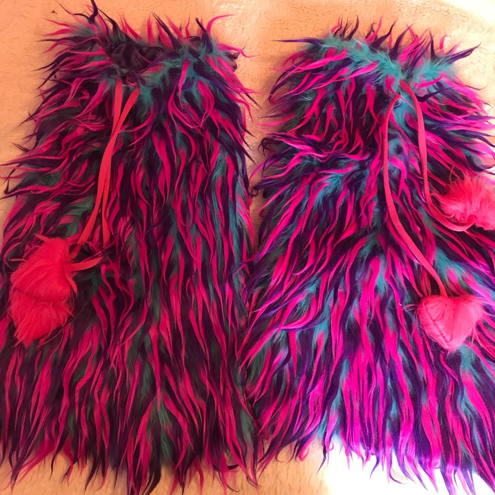 iHeartRaves pink & purple fluffies🤗💓